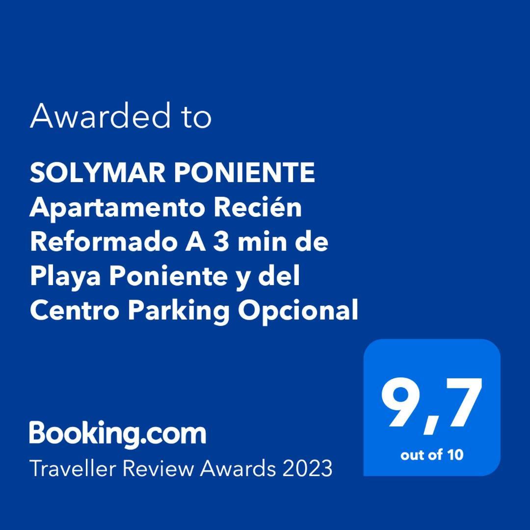 Solymar Poniente Apartamento Recien Reformado A 3 Min De Playa Poniente Y Del Centro Parking Opcional Benidorm Dış mekan fotoğraf
