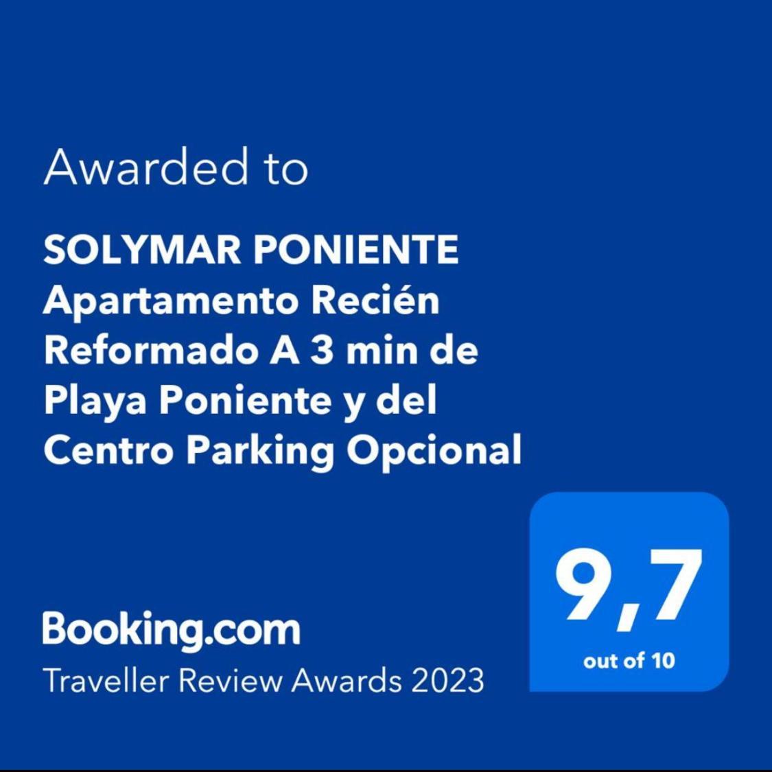 Solymar Poniente Apartamento Recien Reformado A 3 Min De Playa Poniente Y Del Centro Parking Opcional Benidorm Dış mekan fotoğraf